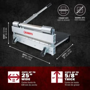 Roberts 25″ PrecisionCuts Pro Multi-Floor Cutter - view 4