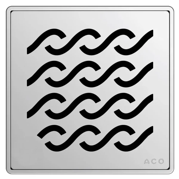 ACO Premium 6 x 6 ShowerPoint Drain | Tile-In Grate / Deep (Non-Locking)