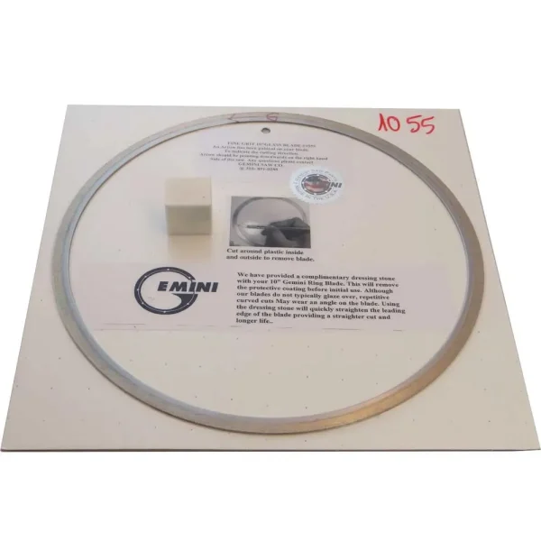 Gemini 10″ Standard Glass Blade for Revolution Tile Saw