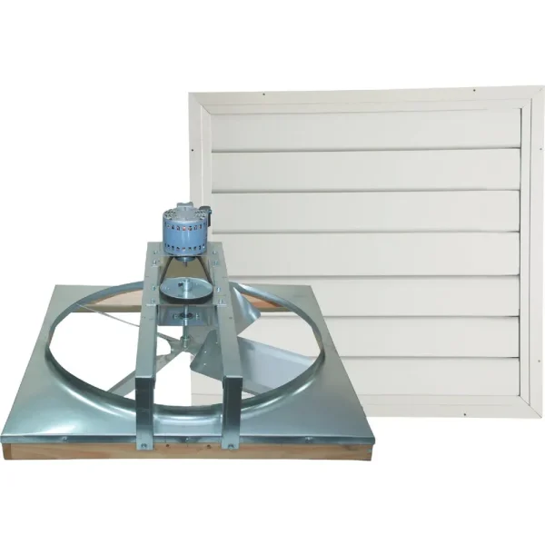 Ventamatic Belt Drive Whole House Fan with Automatic Shutter