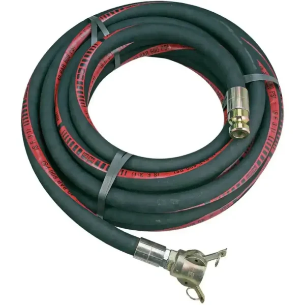 Imer 33 ft. Length, 1″ Diameter Air Hose with Cam Couplings