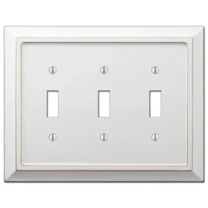 Amerelle 3-Toggle Savannah Distressed White Wood