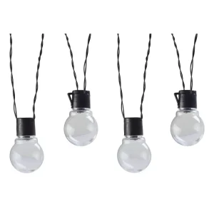 Moonrays Solar Powered LED Globe String Lights