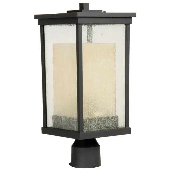 Craftmade Riviera Outdoor Post Mount Light, Oil Rubbed Bronze
