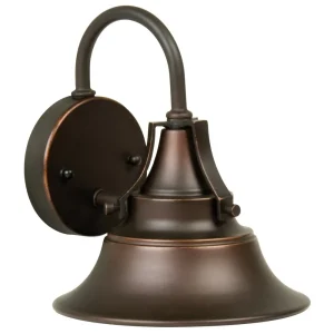 Craftmade Union Oiled Bronze Small Outdoor Wall Sconce, 9.19 in