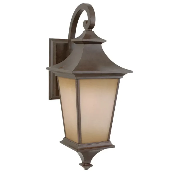 Craftmade Argent Aged Bronze Small Outdoor Wall Light, 15.75 in