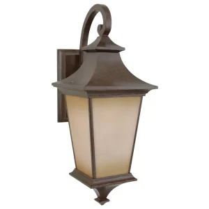 Craftmade Argent Large Outdoor Wall Light, Aged Bronze