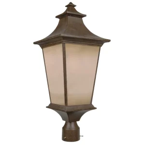 Craftmade Argent Outdoor Post Light, Aged Bronze