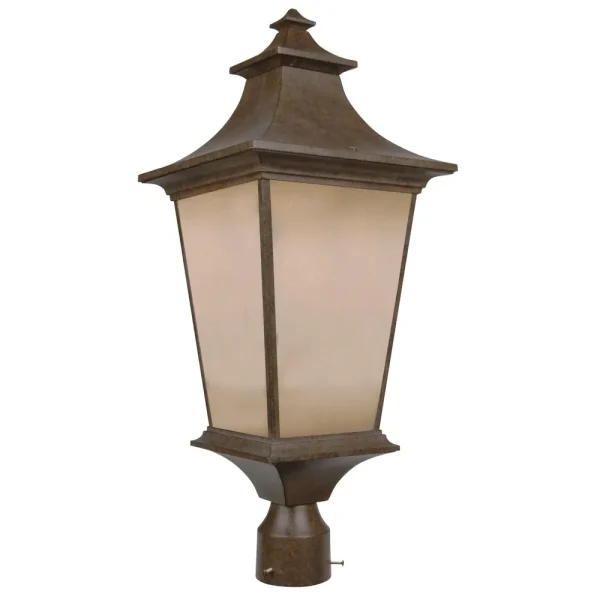 Craftmade Argent Outdoor Post Light, Aged Bronze