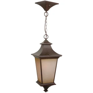 Craftmade Argent Outdoor Pendant Post Light, Aged Bronze