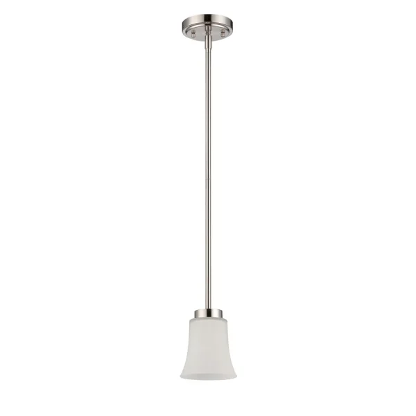 Craftmade Northlake Satin Nickel Mini Light Pendant, 12 in