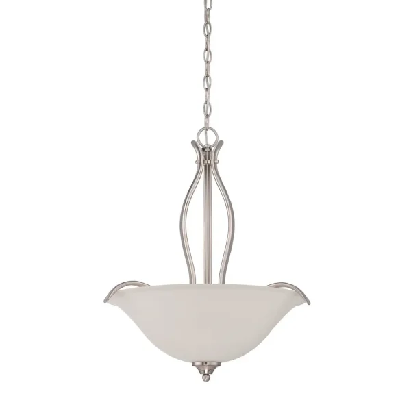 Craftmade Northlake Satin Nickel Large Light Pendant, 23.38 in