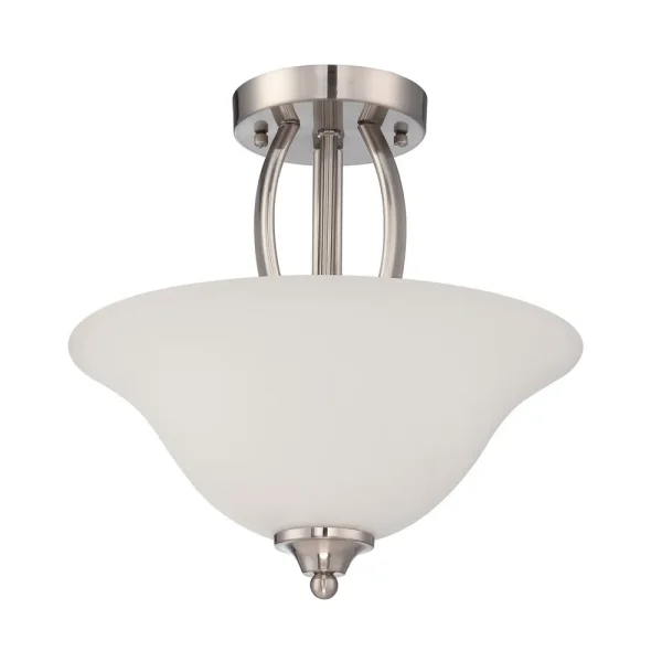Craftmade Northlake Satin Nickel Mount Light, 13.5 in