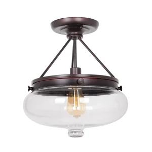 Craftmade Yorktown Mount Light, Clear Antique Glass