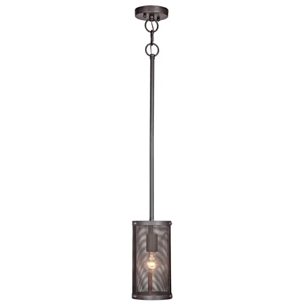 Craftmade Blacksmith Light Pendant, Matte Black