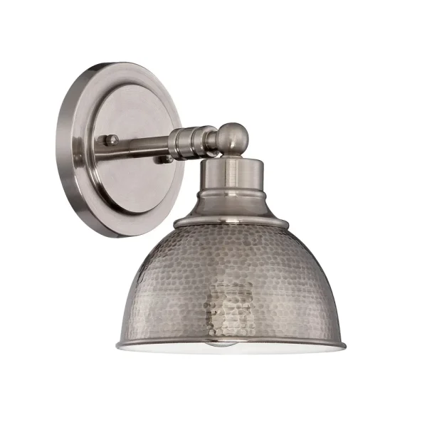 Craftmade Timarron Antique Nickel One Light Wall Sconce, 9.63 in