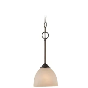 Craftmade Raleigh Light Pendant, Warm Faux Alabaster Shade