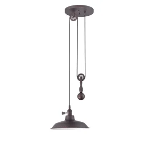 Craftmade Pulley Light Pendant, Bronze