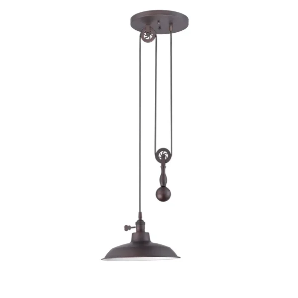 Craftmade Pulley Light Pendant, Bronze