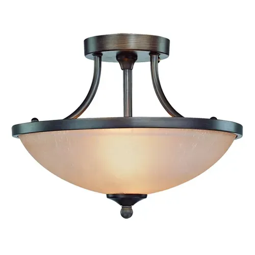 Craftmade Spencer Two Light Ceiling Mount, Bronze