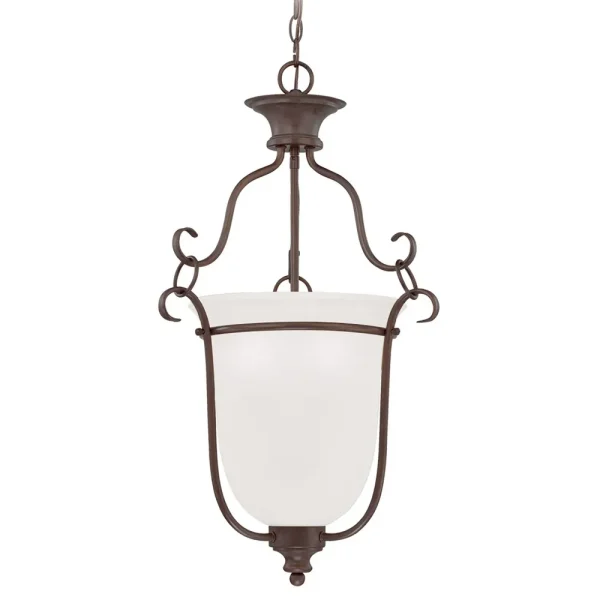 Craftmade Linden Light Pendant, Bronze with Frosted Glass