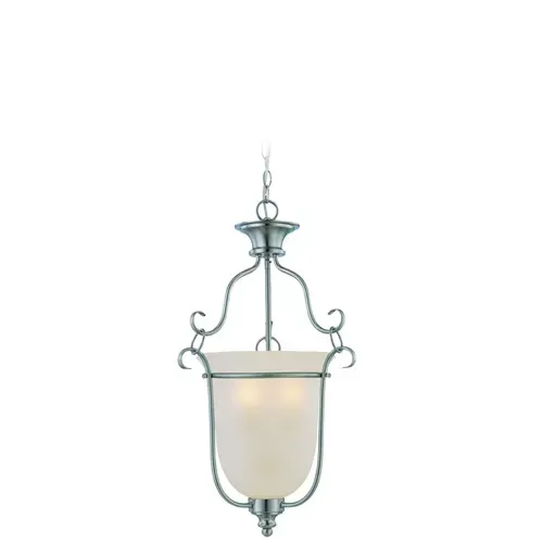 Craftmade Linden Lane Light Pendant, Satin Nickel with Frosted Glass