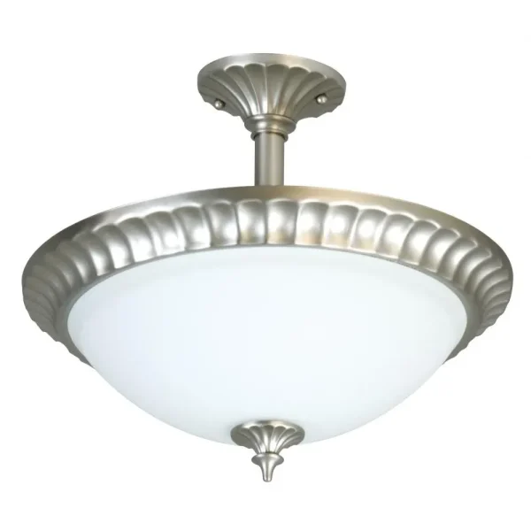 Craftmade Five Light Ceiling Mount, Brushed Nickel