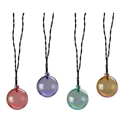 Moonrays Solar Powered LED Pearlescent String Lights
