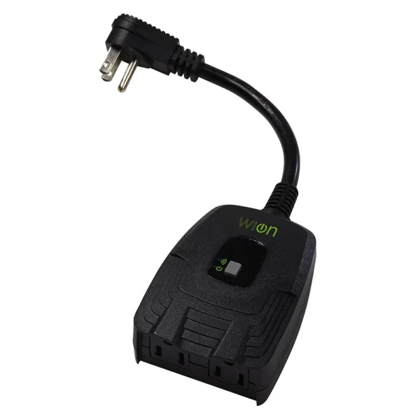 Woods Wion Outdoor Wifi Smart Outlet 2 Plug