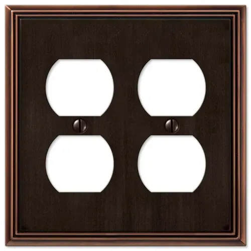 Amerelle Double Duplex Metro Line Aged Bronze