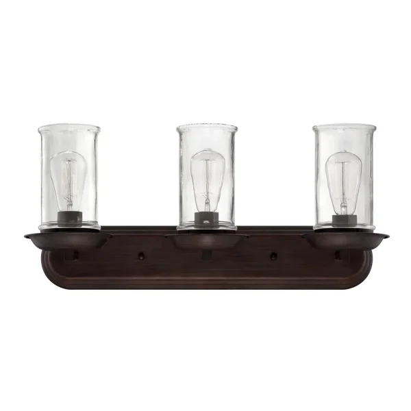 Craftmade Thornton Three Light Vanity, Aged Bronze