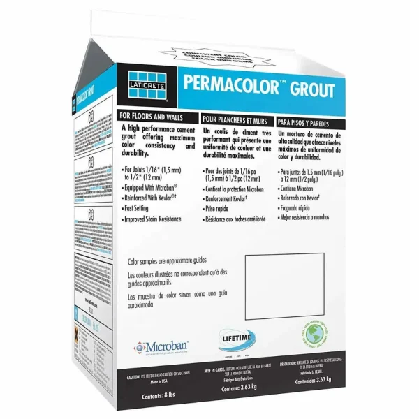 Laticrete Original PERMACOLOR Grout 8 lbs Carton | Hot Cocoa