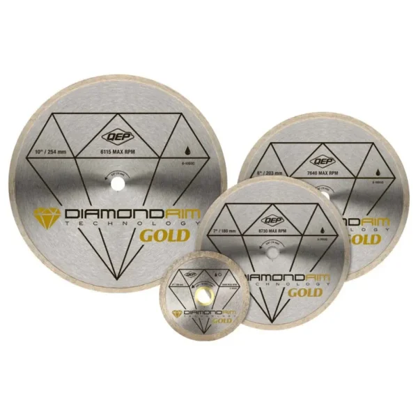QEP Gold Series Premium Tile Saw Diamond Blades | 4″