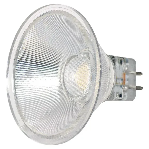 Satco 3 Watt MR16 LED 3000K GU5.3 Base Light Bulb