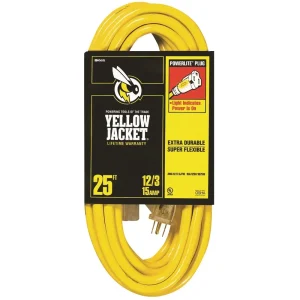 Woods Yellow Jacket 12/3 By 25 Foot Extension Cord
