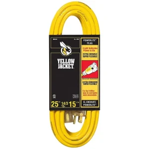 Woods Yellow Jacket 14/3 By 25 Foot Extension Cord