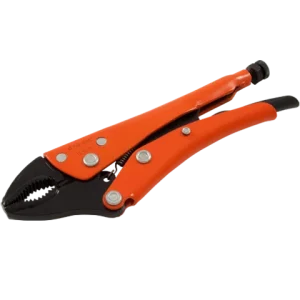 Grip-on® Locking Pliers-Curved Jaws with Wire Cutter