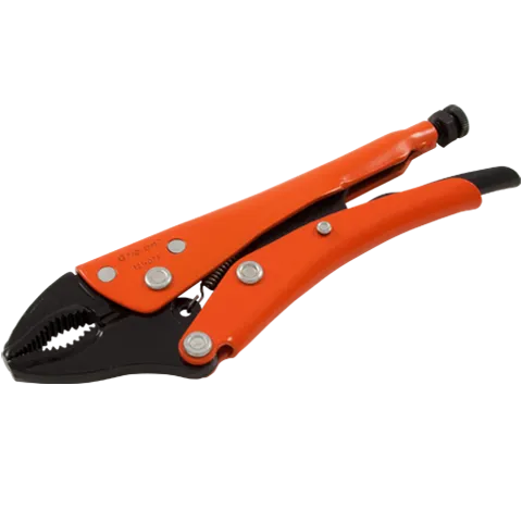 Grip-on® Locking Pliers-Curved Jaws with Wire Cutter