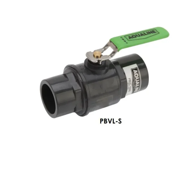 AQUALINE SCH.80 PVC BALL VALVES (SLIP & THREAD)