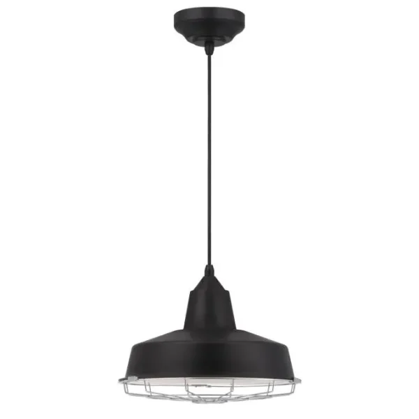 Westinghouse Academy One Light LED Adjustable Black Pendant, 50 in