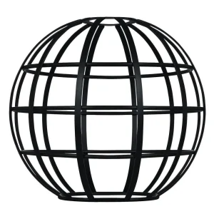 Westinghouse Globe Cage Shade, Matte Black 7 in