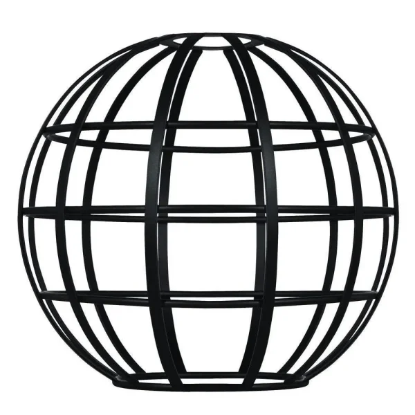 Westinghouse Globe Cage Shade, Matte Black 7 in