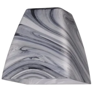 Westinghouse Charcoal Swirl Cubic Dome Shade, 5.5 in