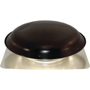 Ventamatic Heavy-Duty Galvanized Steel Dome Power Roof Mount Attic Vent