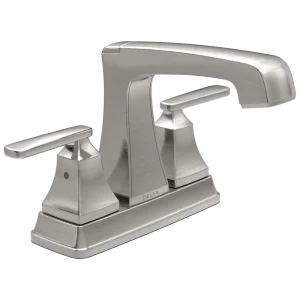 Delta Ashlyn Stainless Two Handle Centerset Bathroom Faucet