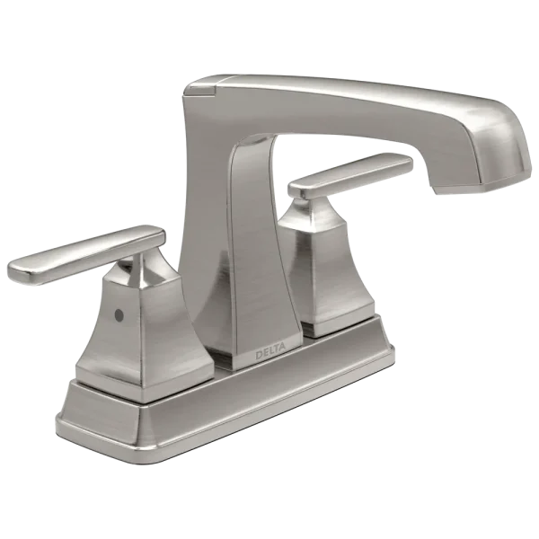 Delta Ashlyn Stainless Two Handle Centerset Bathroom Faucet