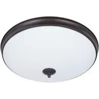 Good Earth Lighting Legacy Flush Mount Bronze LED Light, 19 in