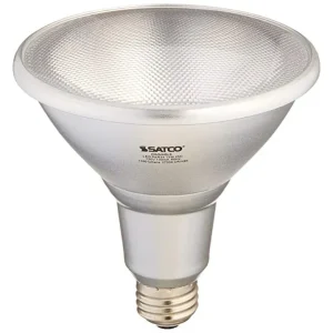 Satco 15 Watt PAR38 LED 3000K Flood Light, 2-Pack
