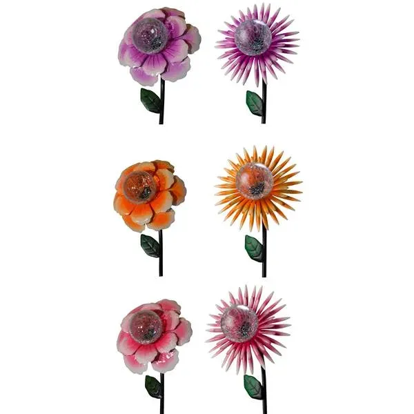 Moonrays Solar Summer Blooms Stake Light Assorted