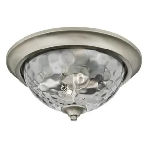 Westinghouse Basset Two Light Dark Pewter Ceiling Mount Fixture